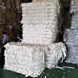 White Shredded Paper Scrap